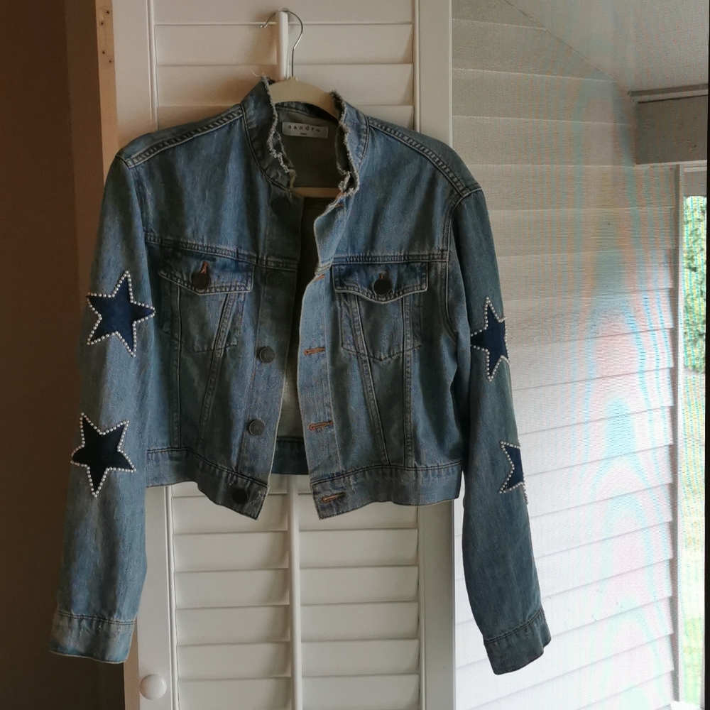 sandro jean jacket
